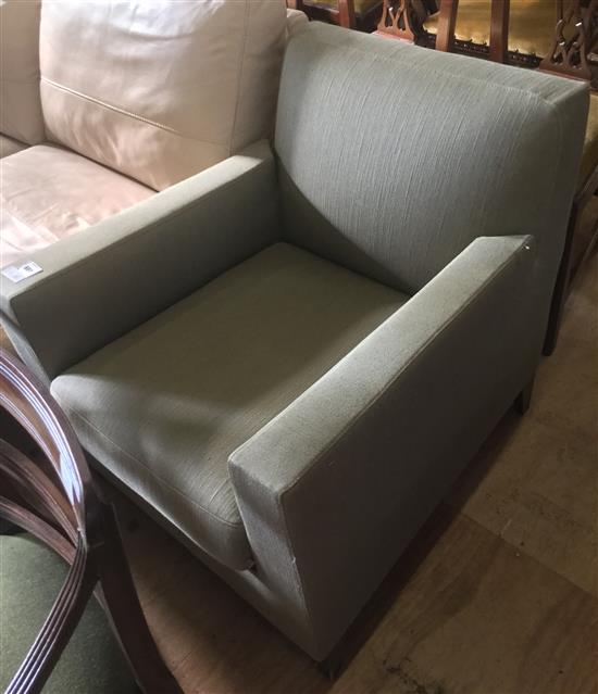 Modern green armchair(-)